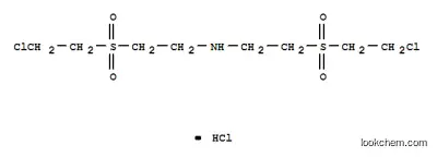 2-[(2-クロロエチル)スルホニル]-N-[2-[(2-クロロエチル)スルホニル]エチル]エタンアミン?塩酸塩