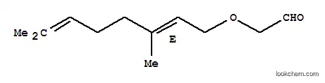 (E)-[(3,7- 디메틸 -2,6- 옥타 디에 닐) 옥시] 아세트 알데히드