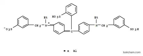 N-エチル-N-[4-[[4-[エチル[(3-スルホフェニル)メチル]アミノ]フェニル](2-スルホフェニル)メチレン]-2,5-シクロヘキサジエン-1-イリデン]-3-スルホナトベンゼンメタンアミニウム/アルミニウム,(1:x)