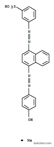 나트륨 3-[[4-[(4-히드록시페닐)아조]-1-나프틸]아조]벤젠술포네이트