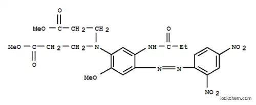 3-[[4-[(2,4-ジニトロフェニル)アゾ]-2-メトキシ-5-[(1-オキソプロピル)アミノ]フェニル](3-メトキシ-3-オキソプロピル)アミノ]プロパン酸メチル