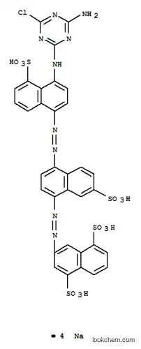 3-[[4-[[4-[(4-アミノ-6-クロロ-1,3,5-トリアジン-2-イル)アミノ]-5-ソジオスルホ-1-ナフタレニル]アゾ]-7-ソジオスルホ-1-ナフタレニル]アゾ]-1,5-ナフタレンジスルホン酸ジナトリウム