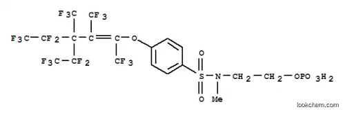 N-メチル-4-[[4,4,5,5,5-ペンタフルオロ-3-(ペンタフルオロエチル)-1,2,3-トリス(トリフルオロメチル)-1-ペンテニル]オキシ]-N-[2-(ホスホノオキシ)エチル]ベンゼンスルホンアミド