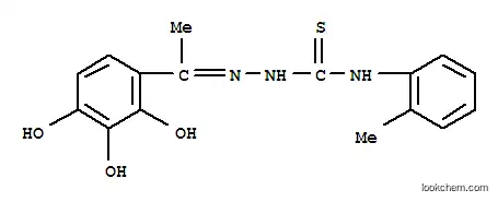 히드라진카르보티오아미드, N-(2-메틸페닐)-2-(1-(2,3,4-트리히드록시페닐)에틸리덴)-