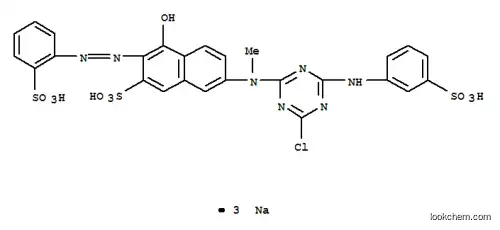 7-[4-クロロ-6-[3-(ソジオスルホ)フェニルアミノ]-1,3,5-トリアジン-2-イルメチルアミノ]-4-ヒドロキシ-3-[2-(ソジオスルホ)フェニルアゾ]-2-ナフタレンスルホン酸ナトリウム