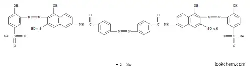 7,7′-[アゾビス(4,1-フェニレンカルボニルイミノ)]ビス[4-ヒドロキシ-3-[2-ヒドロキシ-5-(メチルスルホニル)フェニルアゾ]-2-ナフタレンスルホン酸]ジナトリウム