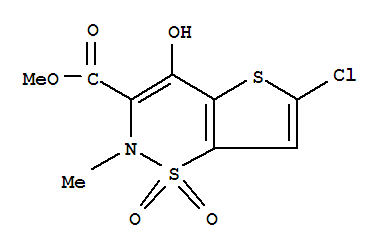6-Chloro-4-hydroxy-2-methyl-2H-thieno[2,3-e]-1,2-thiazine-3-carboxylicacidmethylester1,1-dioxide