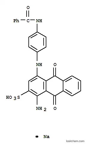 1-アミノ-4-[4-(ベンゾイルアミノ)アニリノ]-9,10-ジオキソアントラセン-2-スルホン酸ナトリウム