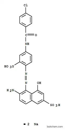 2-나프탈렌술폰산, 6-아미노-5-[[4-[(4-클로로벤조일)아미노]-2-술포페닐]아조]-4-히드록시-, 이나트륨염
