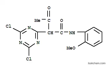 알파-아세틸 -4,6- 디클로로 -N- (2- 메 톡시 페닐) -1,3,5- 트리 아진 -2- 아세트 아미드
