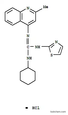 N-시클로헥실-N'-(2-메틸-4-퀴놀리닐)-N"-티아졸-2-일구아니딘 모노히드로클로라이드