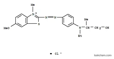 2-[[4-[エチル(2-ヒドロキシ-1-メチルエチル)アミノ]フェニル]アゾ]-6-メトキシ-3-メチルベンゾチアゾール-3-イウム?クロリド