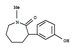 Hexahydro-3-(3-hydroxyphenyl)-1-methyl-2H-azepin-2-one
