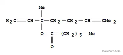 ヘプタン酸1-エテニル-1,5-ジメチル-4-ヘキセニル