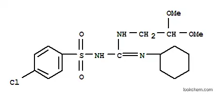 벤젠술폰아미드, 4-클로로-N-((시클로헥실아미노)((2,2-디메톡시에틸)아미노)메틸렌)-