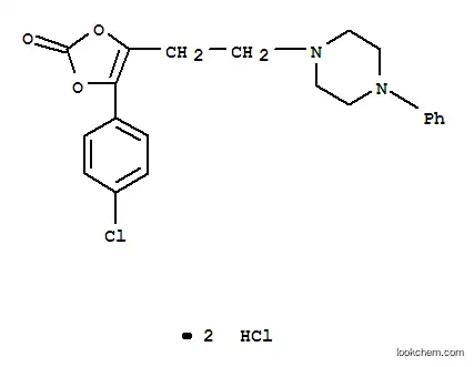 4-(4-クロロフェニル)-5-[2-(4-フェニル-1-ピペラジニル)エチル]-1,3-ジオキソール-2-オン?2塩酸塩
