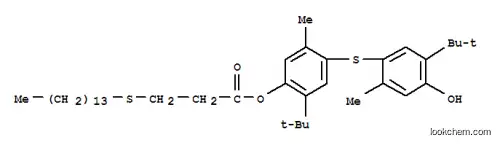 3-(テトラデシルチオ)プロパン酸2-tert-ブチル-4-[(5-tert-ブチル-4-ヒドロキシ-2-メチルフェニル)チオ]-5-メチルフェニル