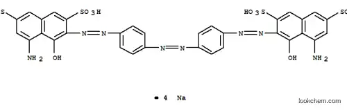 2,7-나프탈렌디술폰산, 3,3'-[아조비스(4,1-페닐렌아조) ]비스[5-아미노-4-하이드록시-, XNUMX나트륨염