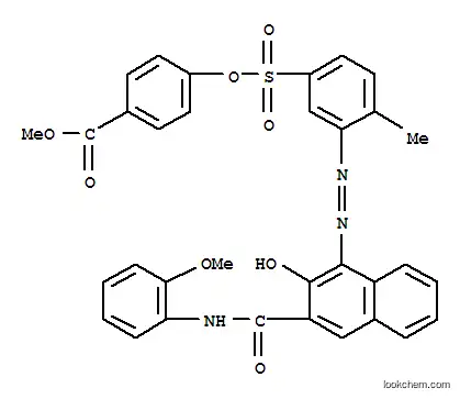 4-[[[3-[[2-ヒドロキシ-3-[[(2-メトキシフェニル)アミノ]カルボニル]-1-ナフチル]アゾ]-4-メチルフェニル]スルホニル]オキシ]安息香酸メチル