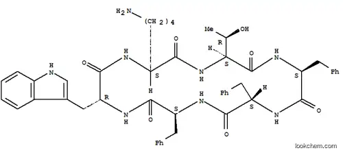 소마토스타틴, 사이클릭 헥사펩타이드(Phe-Phe-Trp-Lys-Thr-Phe)-