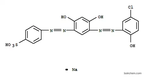 벤젠술폰산, 4-[[5-[(5-클로로-2-히드록시페닐)아조]-2,4-디히드록시페닐]아조]-, 일나트륨염