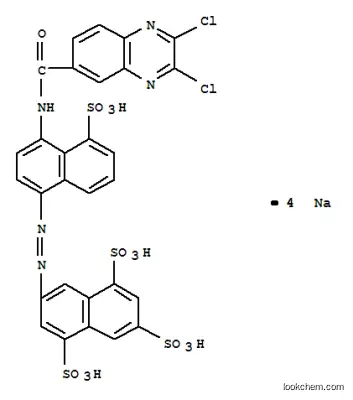 7-[4-(2,3-ジクロロキノキサリン-6-イルカルボニルアミノ)-5-(ソジオスルホ)-1-ナフタレニルアゾ]-1,3,5-ナフタレントリスルホン酸トリナトリウム