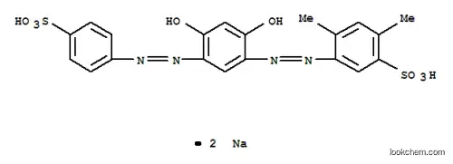 벤젠 술폰산, 5-[[2,4- 디 히드 록시 -5-[(4- 술포 페닐) 아조] 페닐] 아조] -2,4- 디메틸-,이 나트륨 염