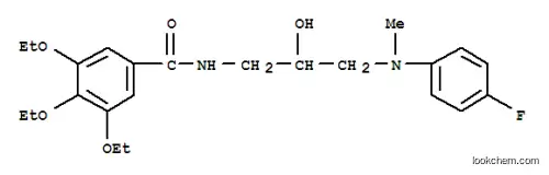 3,4,5-트리에톡시-N-[3-[(4-플루오로페닐)-메틸-아미노]-2-히드록시-프로필] 벤즈아미드