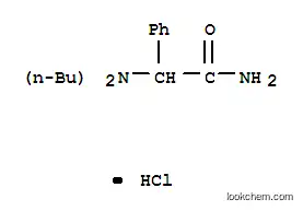 아세트아미드, 2-(디부틸아미노)-2-페닐-, 염산염
