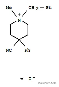피페리디늄, 1-벤질-4-시아노-1-메틸-4-페닐-, 요오드화물
