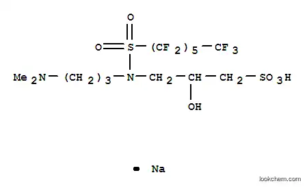 나트륨 3-[[3-(디메틸아미노)프로필][(트리데카플루오로헥실)술포닐]아미노]-2-히드록시프로판술포네이트