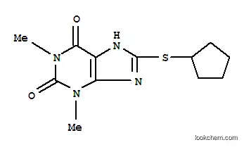 테오필린, 8-사이클로펜틸티오-