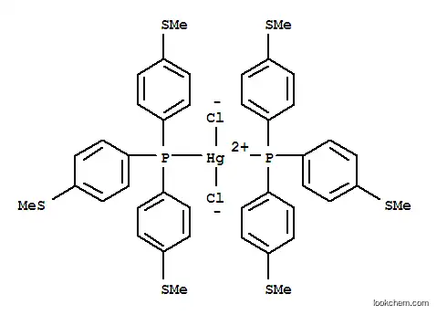 포스핀, 트리스(p-메틸티오페닐)-, 염화수은과의 복합체(2:1)