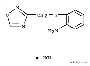 벤젠아민, 2-((1,2,4-옥사디아졸-3-일메틸)티오)-, 일염산염