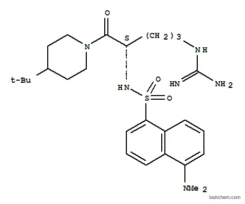 N(2)-단실-L-아르기닌-4-t-부틸피페리딘 아미드
