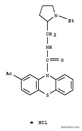 2-아세틸-N-((1-에틸-2-피롤리디닐)메틸)페노티아진-10-카르복스아미드 e 모노하이드로클로라이드