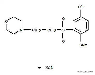 4-(2-((5-클로로-2-메톡시페닐)술포닐)에틸)모르폴린 염산염e
