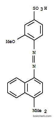 4-[4-(ジメチルアミノ)-1-ナフチルアゾ]-3-メトキシベンゼンスルホン酸
