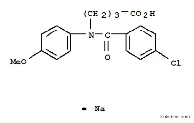 4-[(4-クロロベンゾイル)(4-メトキシフェニル)アミノ]酪酸ナトリウム