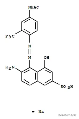 5-[[4-(アセチルアミノ)-2-(トリフルオロメチル)フェニル]アゾ]-6-アミノ-4-ヒドロキシ-2-ナフタレンスルホン酸ナトリウム