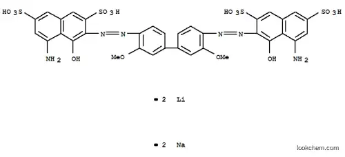 2,7-나프탈렌디술폰산, 3,3'-[(3,3'-디메톡시[1,1'-비페닐]-4,4'-디일)비스(아조)]비스[5-아미노-4-하이드록시 -, 디리튬 이나트륨 염