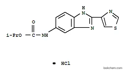 이소프로필 [2-(티아졸-4-일)-1H-벤즈이미다졸-5-일]카바메이트 모노하이드로클로라이드