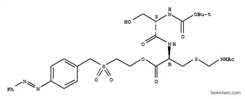 2-[[4-(페닐아조)벤질]술포닐]에틸 S-(아세트아미도메틸)-N-[N-(tert-부톡시카르보닐)-L-세릴]-L-시스테인산염