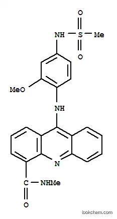 4- 아 크리 딘카 복스 아미드, 9-((2- 메 톡시 -4-((메틸 설 포닐) 아미노) 페닐) 아미노) -N- 메틸-