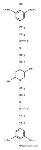 ビス[3,5-ビス(1,1-ジメチルエチル)-4-ヒドロキシベンゼンプロパン酸](2,5-ジメチル-1,4-ピペラジンジイル)ジ-2,1-エタンジイル