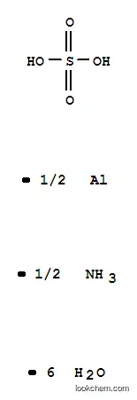 硫酸アンモニウムアルミニウム12水和物