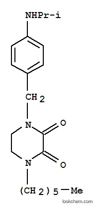 1-헥실-4-(p-(이소프로필아미노)벤질)-2,3-피페라진디온
