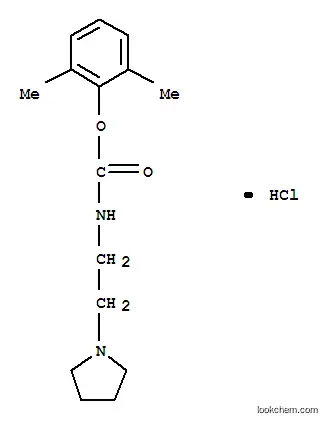 N-(2-(피롤리디닐)에틸)카르밤산, 2,6-자일릴 에스테르 염산염