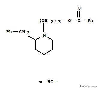 3- (2- 벤질 -1- 피 페리 딜) 프로필 벤조 에이트 염산염