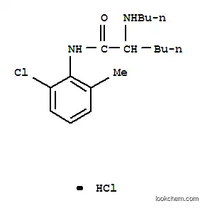 2- 부틸 아미노 -N- (2- 클로로 -6- 메틸-페닐) 헥산 아미드 염산염